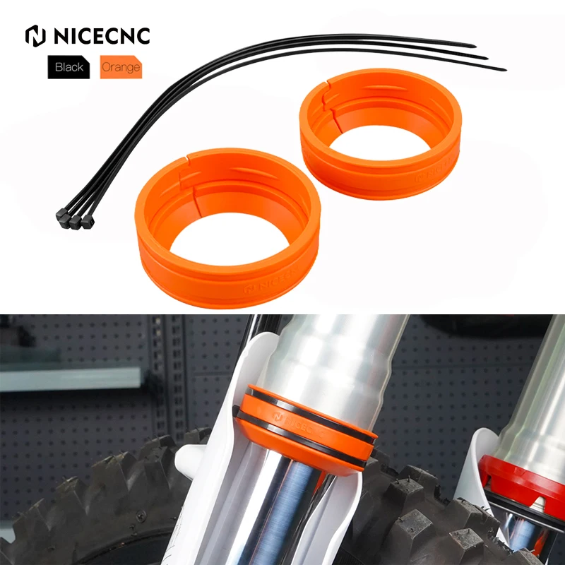 For KTM EXC 300 EXC-F 350 SX 125 SXF 450 XCW 500 XC 300 XCF XCWF 144 150 200 250 400 525 530 2004-2024 2023 Fork Mud Scraper Kit