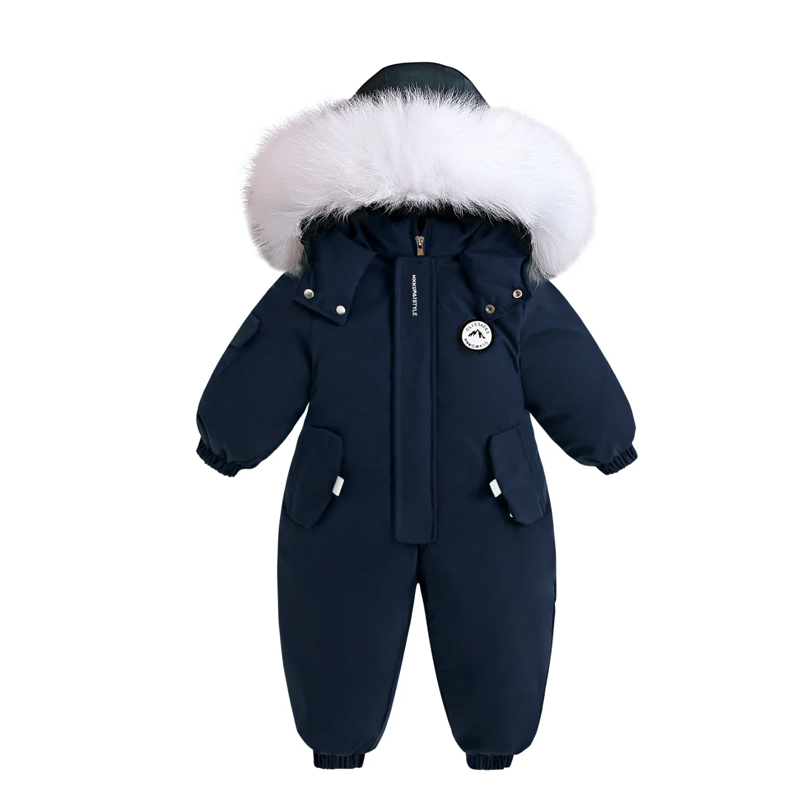 Autumn Winter Baby overcoat Jumpsuit Warm Ski Suit Plus Velvet coat toddler boy Clothes Children Jacket little girls clothing