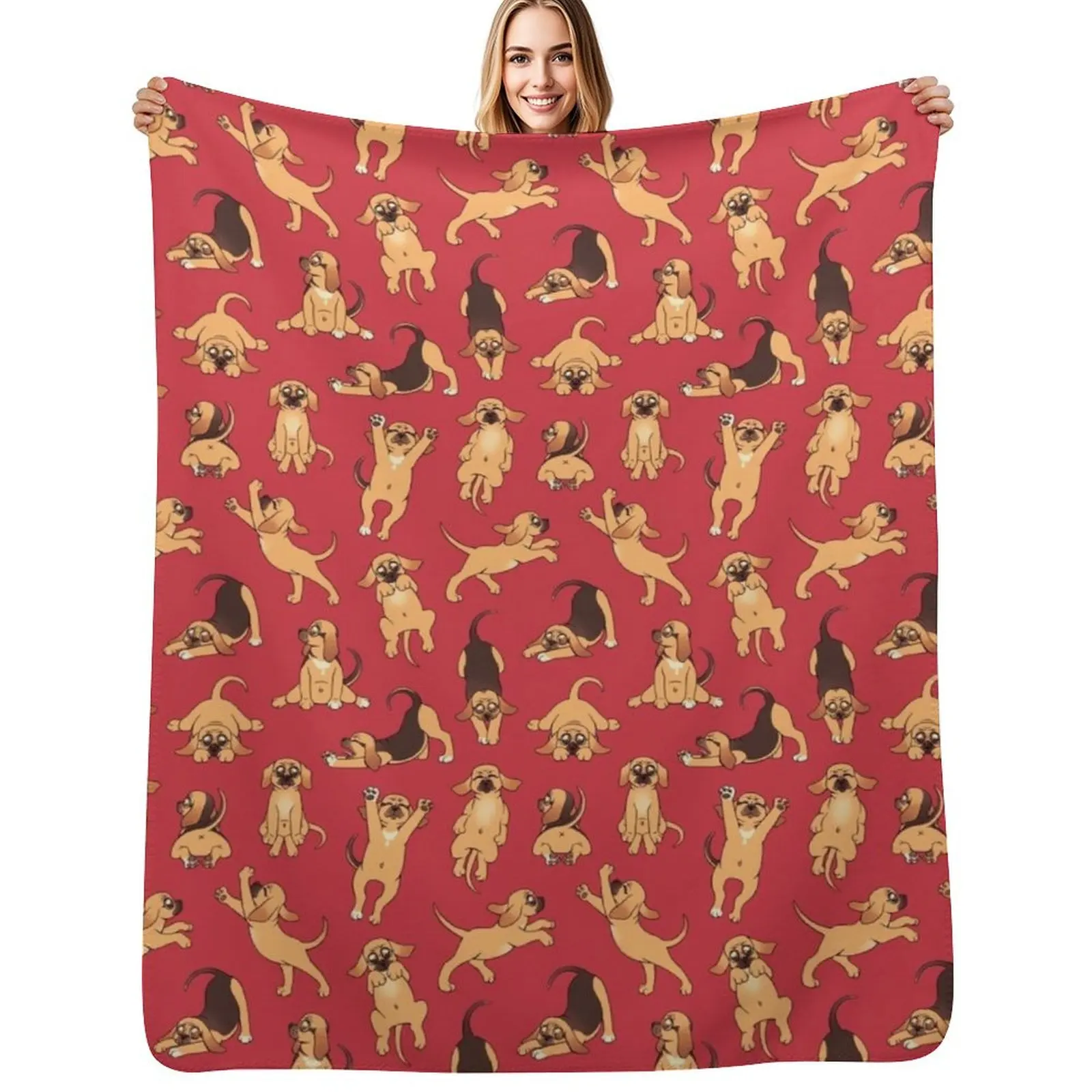 

Puggles Throw Blanket Blankets For Sofas Furrys Beach Luxury Brand Blankets