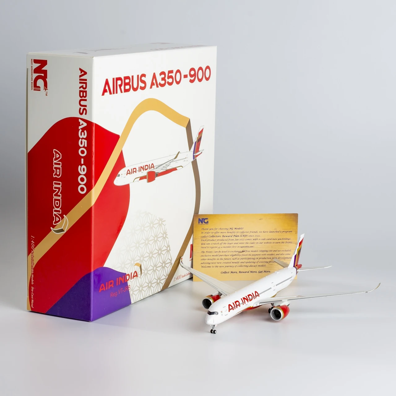 39060 Alloy Collectible Plane Gift NG Model 1:400 Air India 