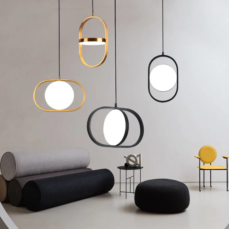 Imagem -02 - Nordic Modern Led Pendant Light Luz de Cabeceira Suspensa Lustres Rotativos de Ângulo Ajustável Quarto e Sala de Estar