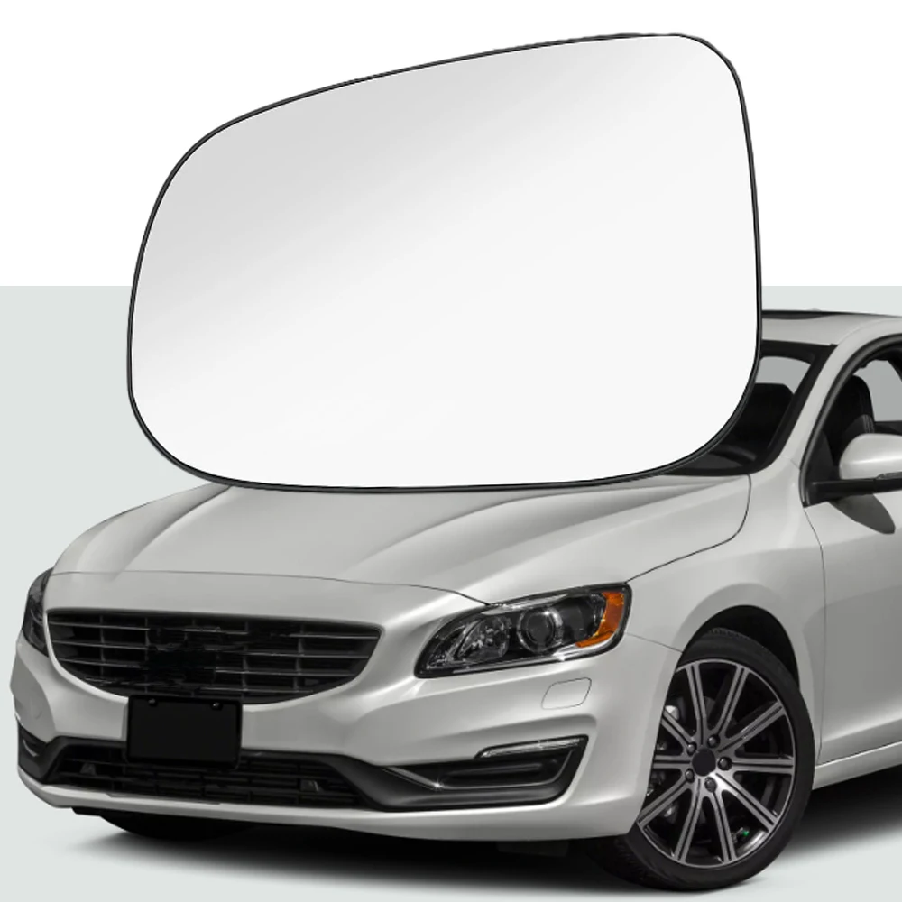 Left Right Heated Side Rearview Mirror Glass Lens For Volvo S60 S80 2014-2015,V60 2015-2018,Jaguar XJ XF 2013-2018 31352499