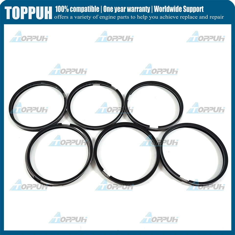

New S6S Piston Ring 6-cylinder 94mm For Mitsubishi S6S Engine Parts