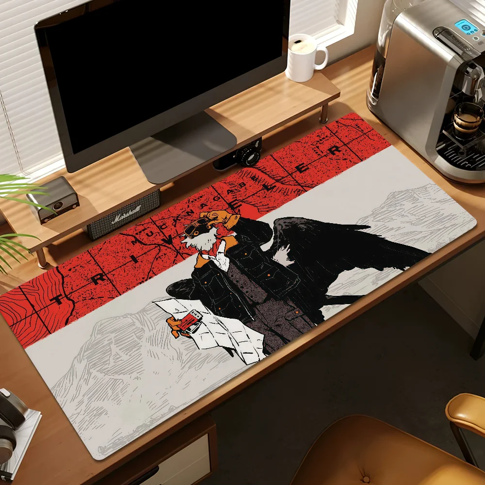 Cartoon S-SMELL N-Nagabe Mouse Pad Desk Mat Large Non-slip Anti-fray Keyboard Ergonomic Office Rubber PC Home Custom