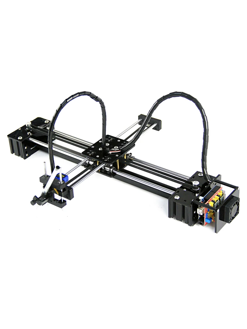 Zerlegbarer DIY LY Drawbot Stift-Zeichenroboter, Beschriftungsgerät, Corexy XY-Plotter-Roboter zum Zeichnen und Schreiben, CNC V3 Shield Draw