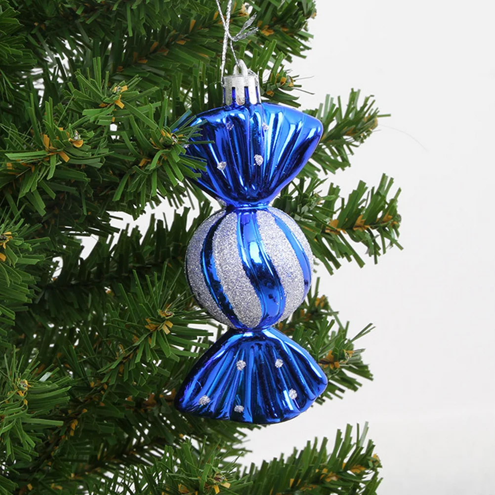 

10Pcs Christmas Candy Ornaments Premium Materials Strong Deform Resistant Hanging Props Home Shop Mall Decor Christmas Ornament