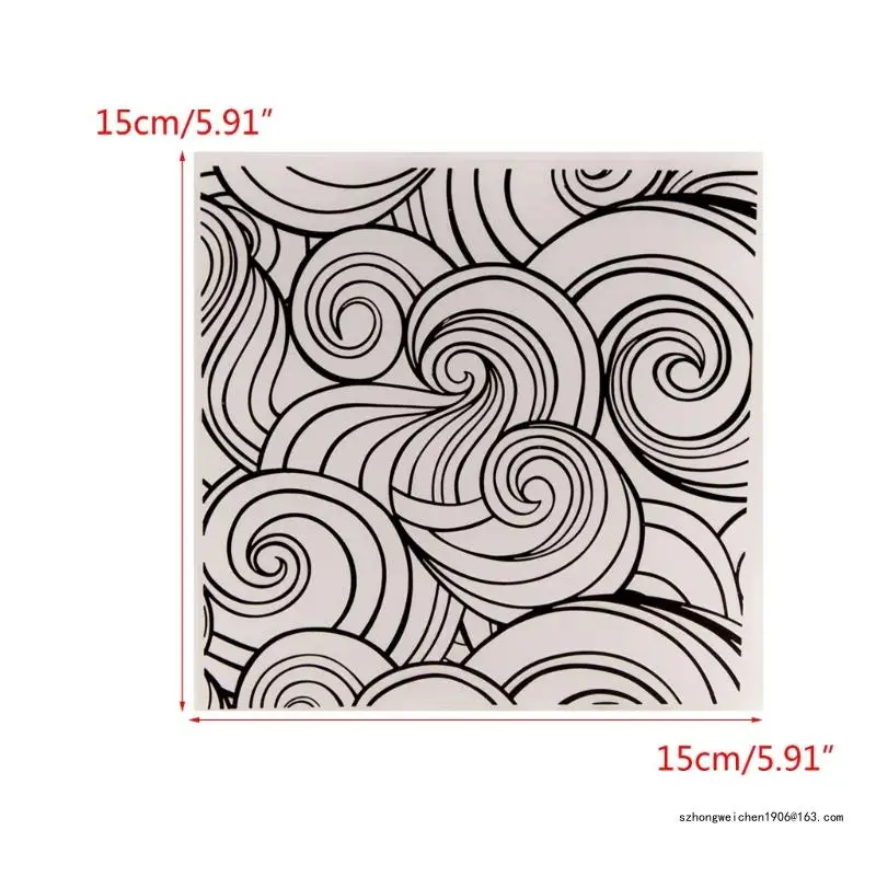 28GF Plastic Embossing Pasta Stencil Template DIY Craft Background Album Card