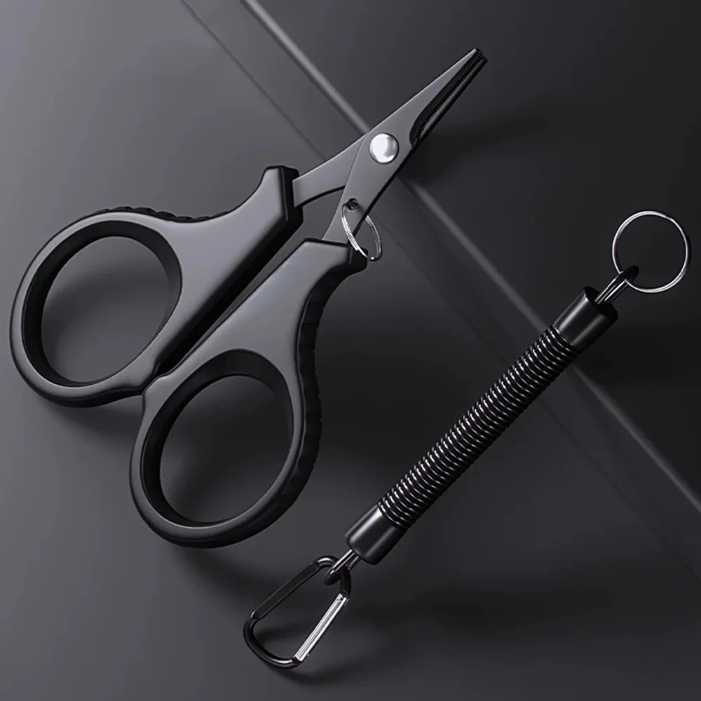 

1set Titanium Coating Stainless Steel Fishing Scissor Plier Cut PE Braid Line Cutter Plies Carp Outdoor Fishing Accessories Tool