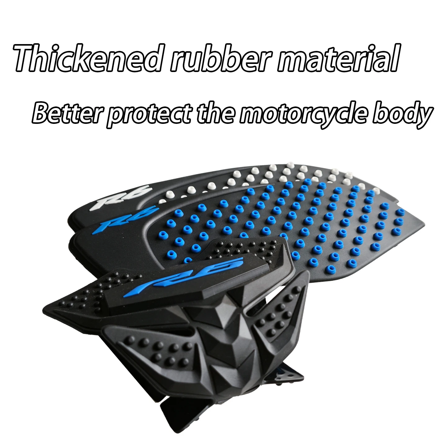 Motorcycle Accessories Suitable for Yamaha YZF R6 2008-2016 Models Motorcycle Rubber Tank Pads Anti-Slip Side Stickers Protectiv - view 6