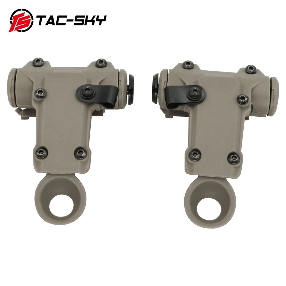 TAC-SKY Tactical Helmet ARC Rail Adapter Accessories Compatible With RAC Headset And Helmets With ARC Rails For Airsoft Sports