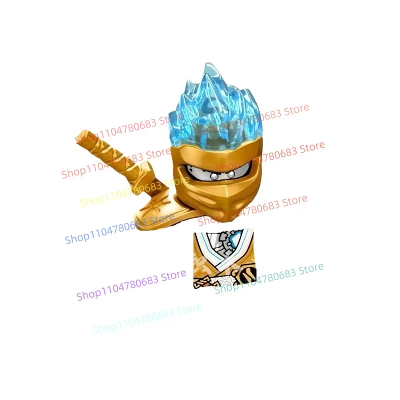 MOC 블록 골든 미니 피규어 조립 모델 피규어 애니메이션 TV 캐릭터 장식용 장난감 휴일 선물 및 수집품