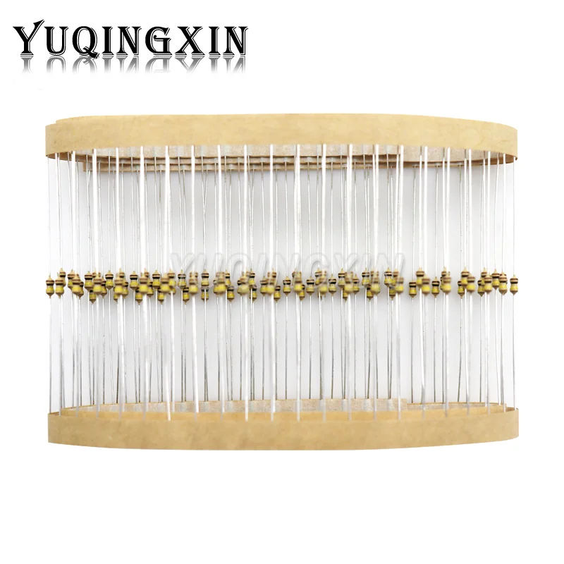 100PCS 1/8W Carbon Film Resistor 5% 0.125W 0R - 1M 10 22 47 100 150 220 270 330 470 510 1K 2.2K 4.7K 5.1K 10K 47K 100K 470K ohm