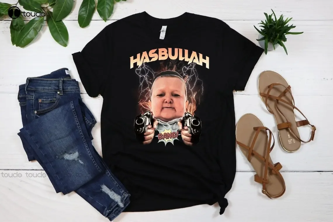 Hasbullah Bang Unisex Shirt Hasbulla Shirt Hasbulla Shirt Horror Shirt Funny Art Streetwear Cartoon Tee New Popular Retro