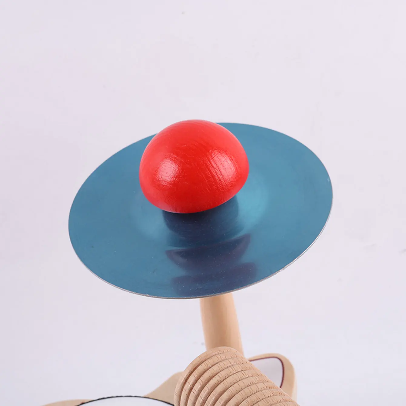 Juego de batería de juguete para niños con temática de gatito de madera, con llaves y baquetas multicolores, adecuado para mayores de 3 años, 1 ud.