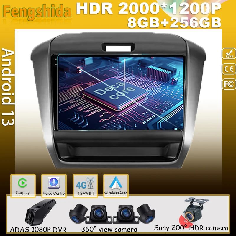 

Car Android For Honda Freed 2 2016 - 2020 Player Auto Radio Multimedia GPS 360 Camera HDR CPU QLED Wifi 5G Screen Navigation