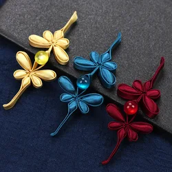 1Pair Chinese Knot Button Vintage  Button Fastener Butterfly-shaped Handmade Tang Suit Cheongsam Decorative Accessories