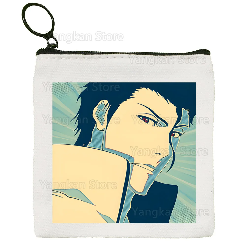 

Дизайнерская холщовая сумка с мультяшным принтом Bleach Aizen Sousuke, простая и модная сумка для хранения