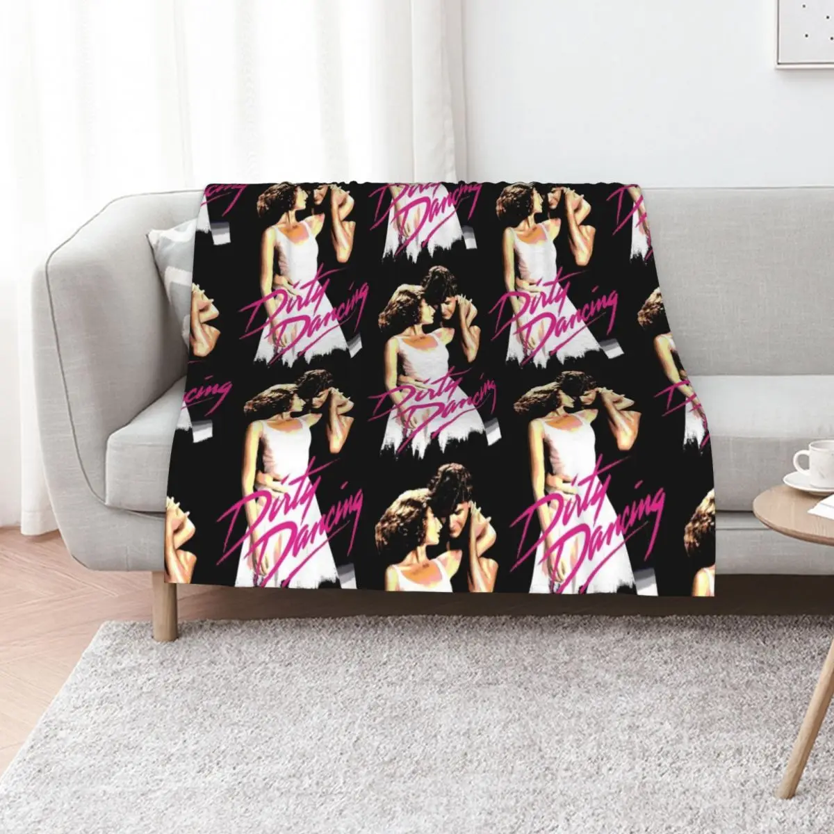 romance dancing dirty Throw Blanket Plaid on the sofa funny gift Heavy Weighted Flannel Winter beds Blankets