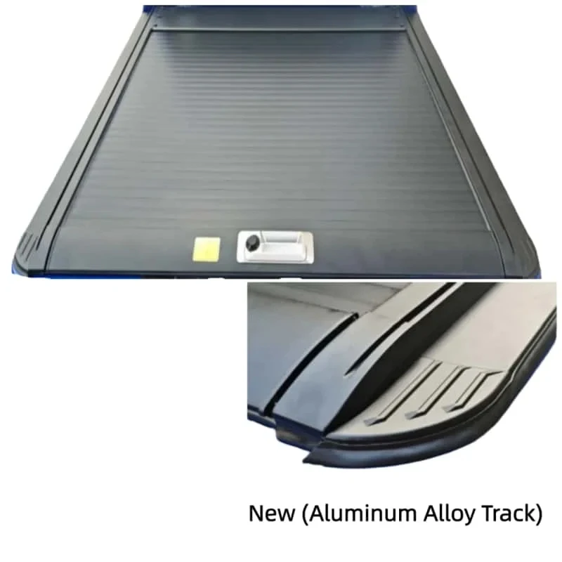 Waterproof Retractable Manual Roll-Up Tonneau Cover Aluminum Alloy Lockable Truck Bed Cover 4X4 Pickups