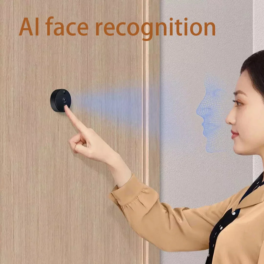 Xiaomi Mijia Smart Video Doorbell Cat Eye 1S Door Mirror Camera IPS Screen Infrared Night Vision AI Face Recognition Anti-Theft