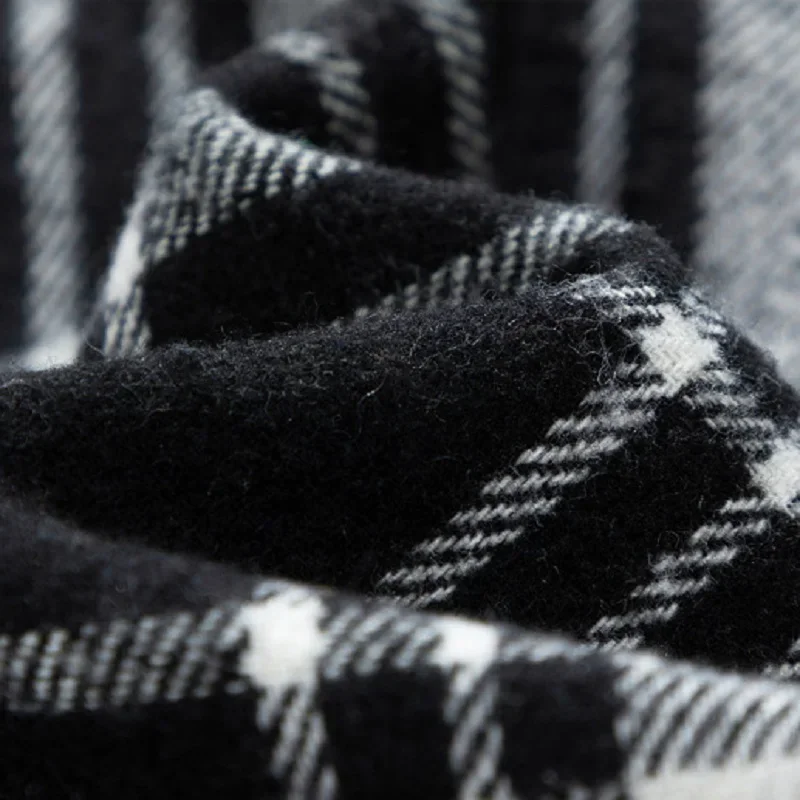 ビッグサイズ 9XL メンズ フランネル チェックシャツ 長袖 オーバーサイズ トップス 男性用 ルーズ 秋冬 69% コットン ストリートウェア プラスサイズ カジュアル