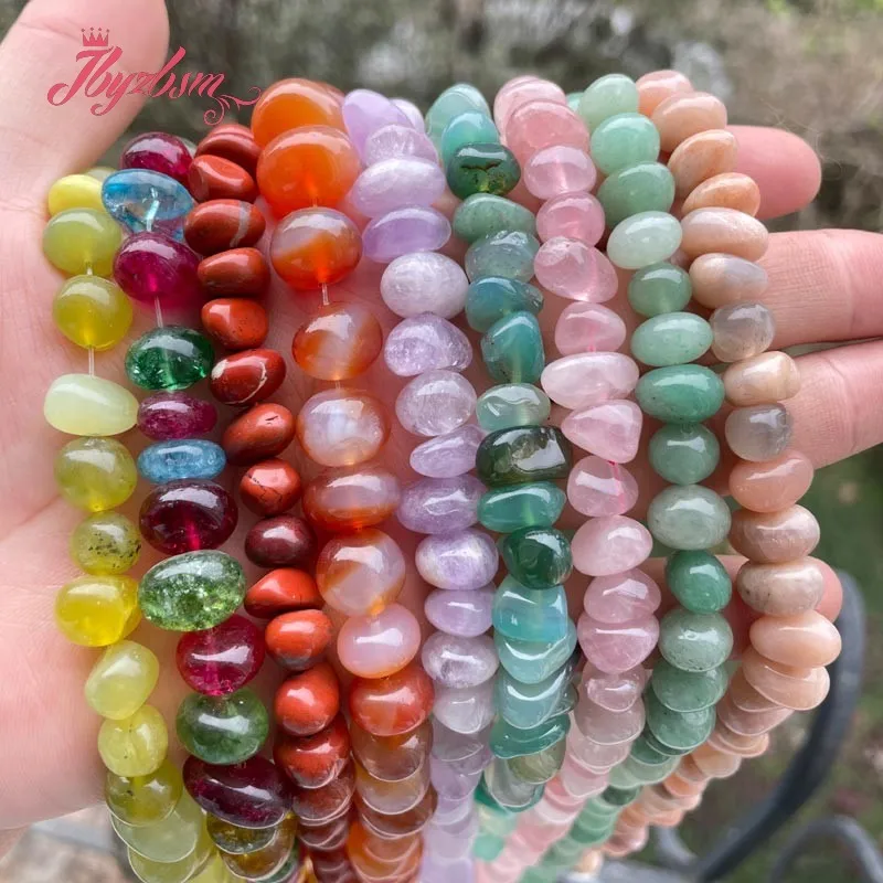 6-9x8-10mm Freeform Irregular Shape Loose Natural Stone Beads For DIY Necklace Bracelets Earring Jewlry Making 15\