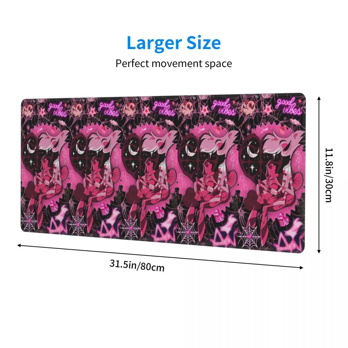 Large Mouse Pad Angel Dust Hazbins Gamer PC Laptop Mats Keyboard Carpet Computer Gaming Office Accessories Desk Mat
