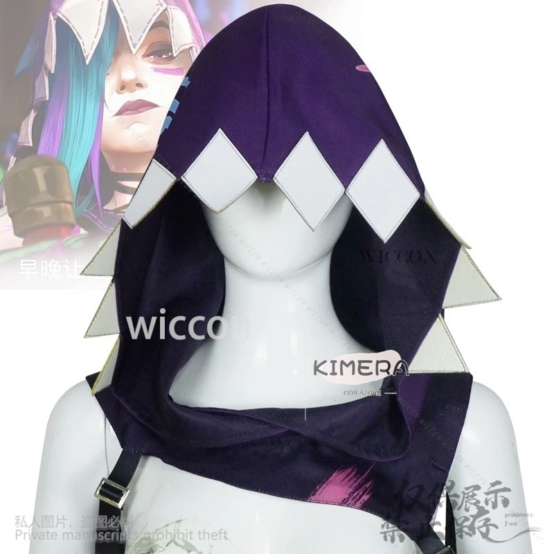 Anime Arcane gra LOL Cosplay Jinx Shark broń Fantasia palce łóżeczka peruki akcesoria kostiumowe Halloween boże narodzenie 2025 nowość