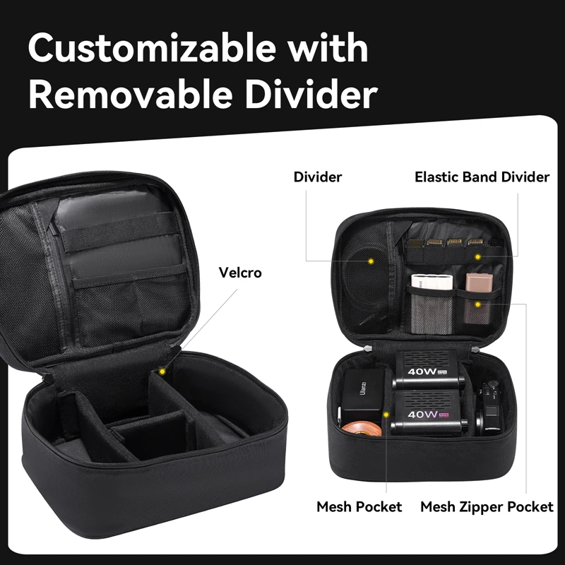 Ulanzi OM-02 uniwersalne akcesoria torba do przenoszenia z wyjmowaną przegrodą wodoodporną torba fotograficzna do akcesoria do aparatu