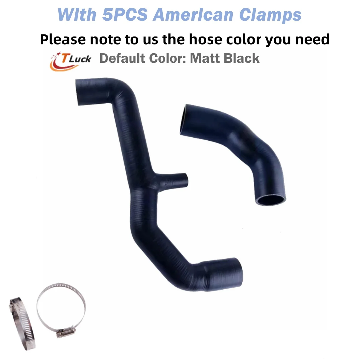 2 قطعة لرينو 5 GT توربو 1985-1996 سيارة سيليكون المبرد المبرد دفعة أنابيب المبرد الأنابيب خرطوم عدة #4