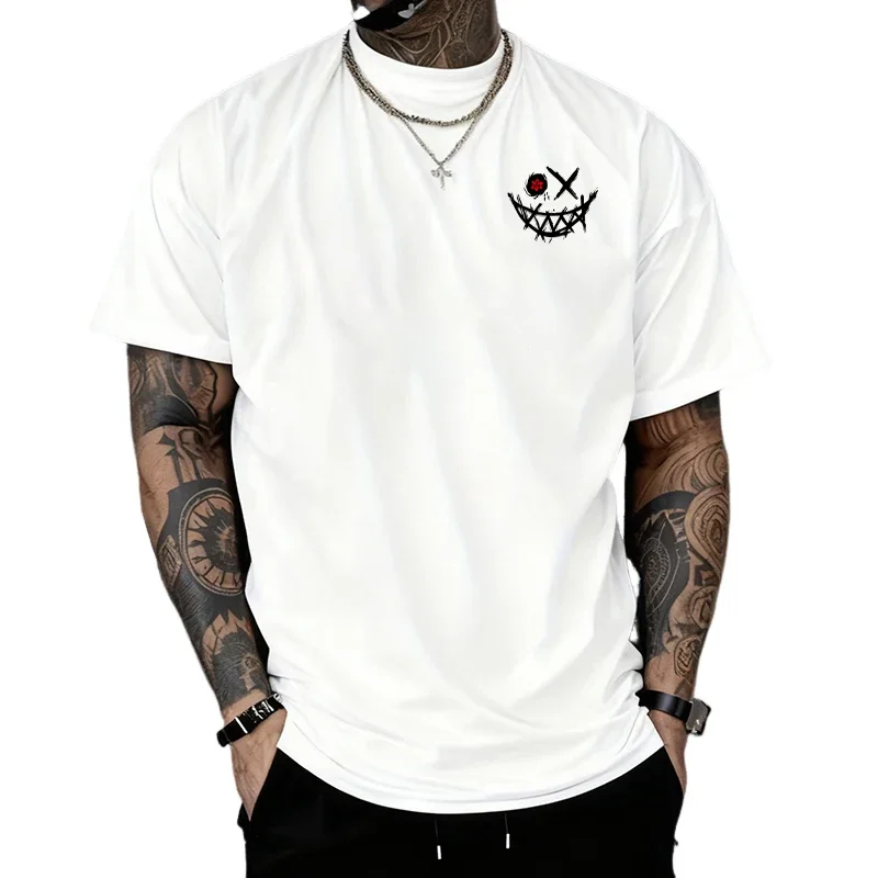High Quality 100% Cotton O-neck Short Sleeve Tops T-shirt for Men Summer Daily Casual Fashion Breathable Tees 2026 Men's Clothes image 4