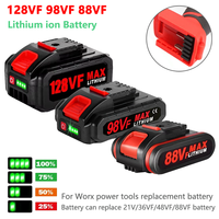 128VF 98VF 88VF Rechargeable Lithium Ion Battery for Electric Wrench Chainsaw Cordless Reciprocating Saw for 36VF 48VF 88VF