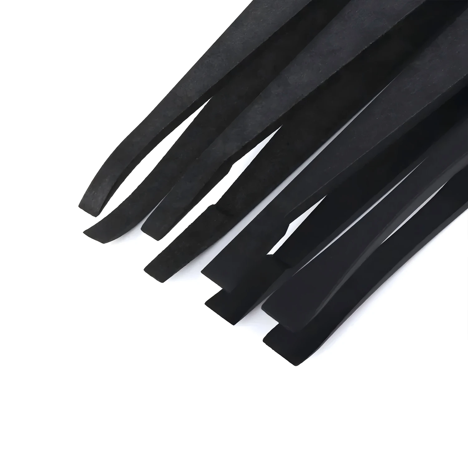 FIXFANS 8Pcs Anti-static ESD Plastic Tweezers Set Pointed Flat Curved Tips Tweezers for Electronics Phone PCB Repair Tools Kit