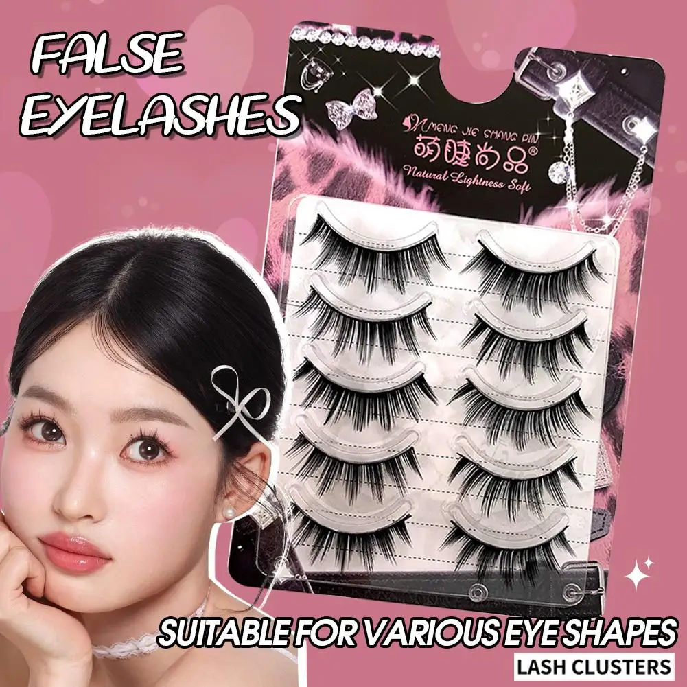 Komiksowy pełnek rzęs, sztuczne rzęsy, gęste i fotogeniczne, puszyste rzęsy zwiększające objętość, przedłużanie rzęs dla dziewcząt, narzędzie do makijażu cosplay, N9C1