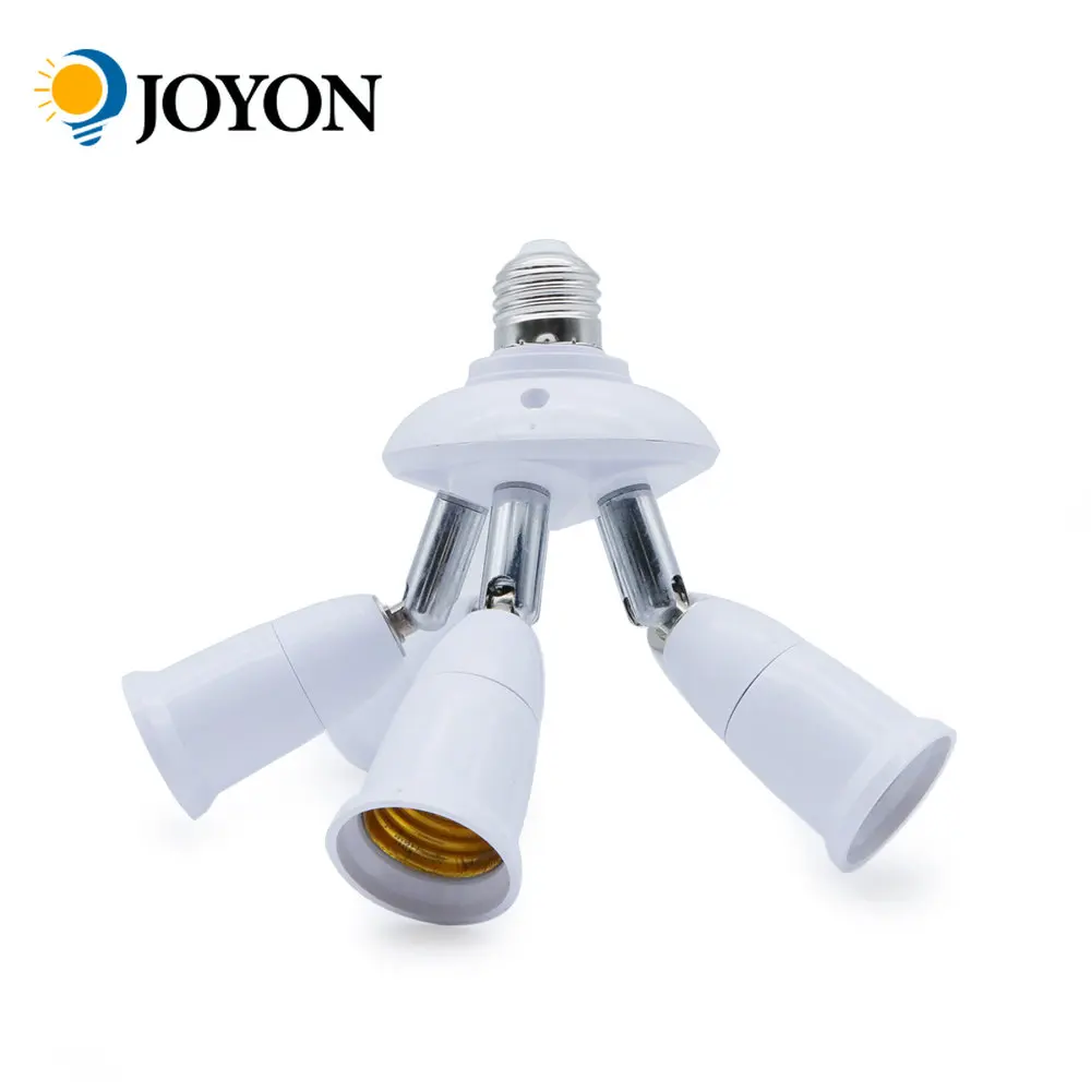 E27 Splitter 2/3/4/5 heads Adjustable E27 To E27 Base LED Bulb Adapter Converter Lamp Holder Socket Splitter