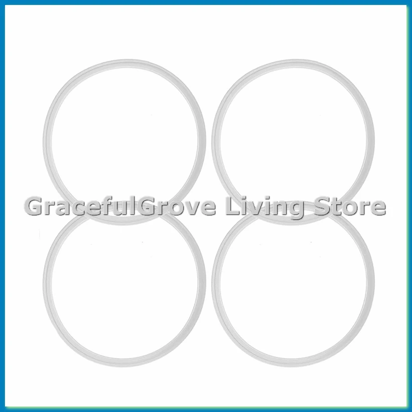 

4 шт. сменные резиновые уплотнения крышки для дорожной кружки на 16 унций и 20 унций, О-образная прокладка крышки, запасная часть, прозрачная ABFB