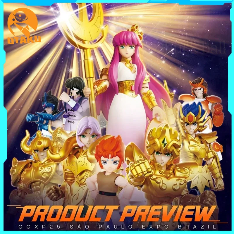 

In Stock Original Blokees Saint Seiya Galaxy Gv03 Version Athena Taurus Aries Leo Kiki Figure Children Birthday Gift Collect Toy