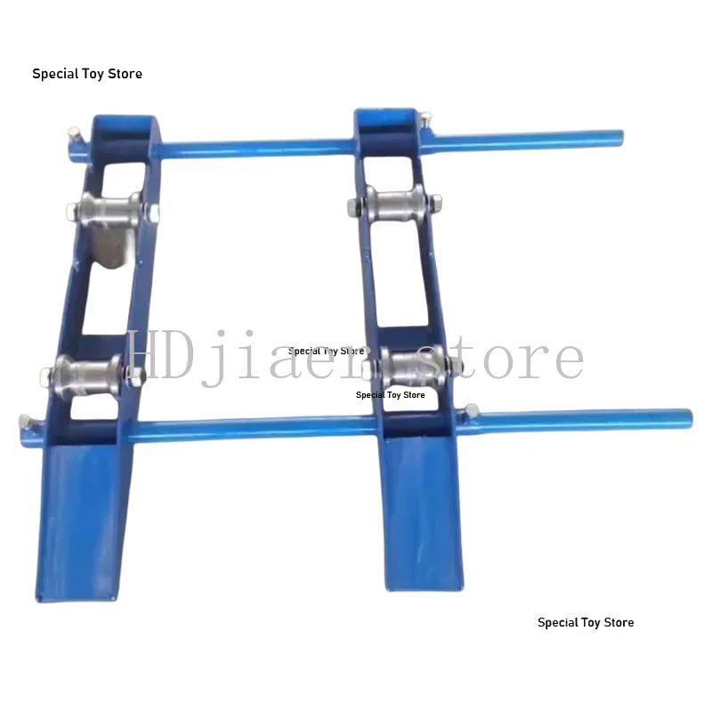

New Small Pay-off Stand Steel Wheel Portable Horizontal Cable and Optical Cable Pay-off Tool Ground Rail Roller Pay-off Stand