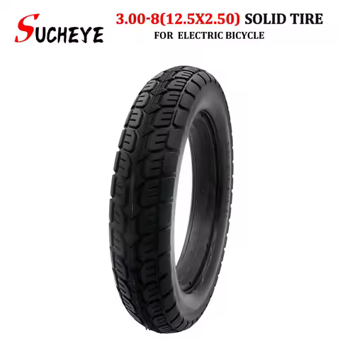 12.5 inch 3.00-8 Solid Tyre 12.5x2.50 Non-pneumatic Tire For Gas and Electric Scooters Warehouse Vehicles Mini Motorcycle
