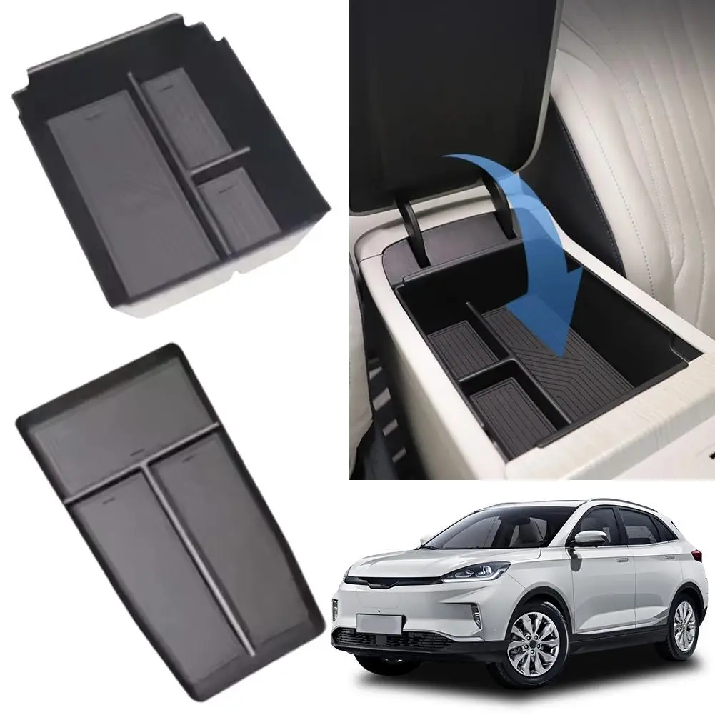 Caixa de armazenamento de carro para geely ex5 galaxy e5 e245 e.mas 7 2024 2025 2026 2027 anti-sujo caixa de console central de apoio de braço acessórios de carro