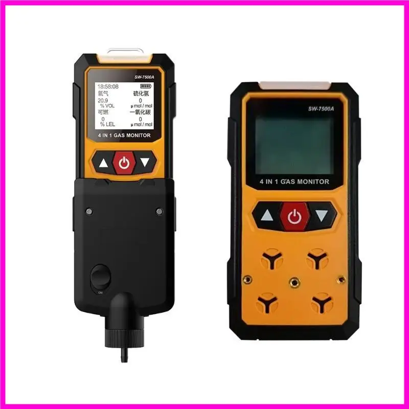

57BE Air Quality Monitors 4 Gas Detection Oxygens CO H2S Combustible Leak Detectors