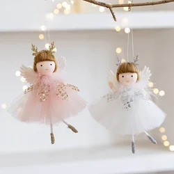 Christmas Angel Doll New Year 2025 Gifts Christmas Decorations for Home Navidad Natal Xmas Tree Pendant Ornaments Noel Deco