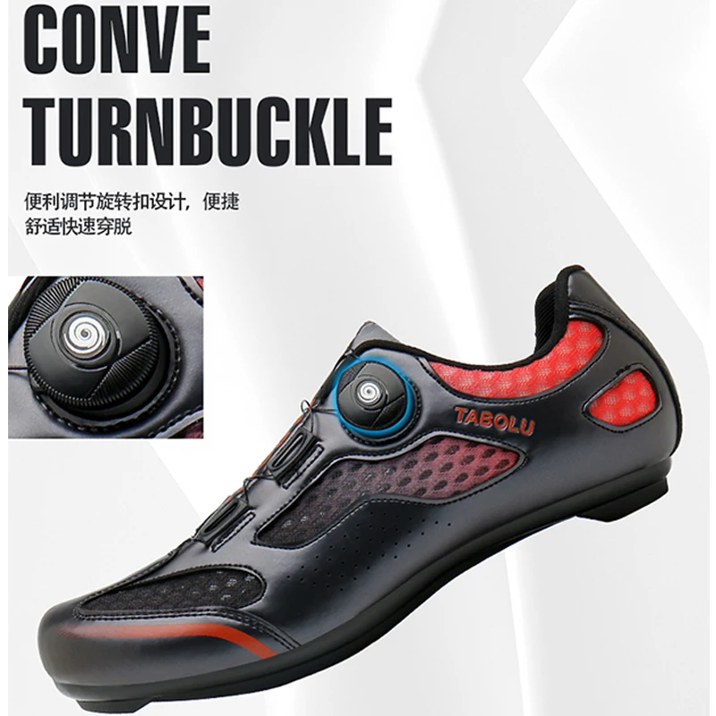Fahrradschuhe, Atmungsaktive MTB-Schuhe für Herren und Damen, Rennrad-Sportschuhe, Flache Schuhe, Rennrad- und Mountainbike-Pedalschuhe – Detail 23