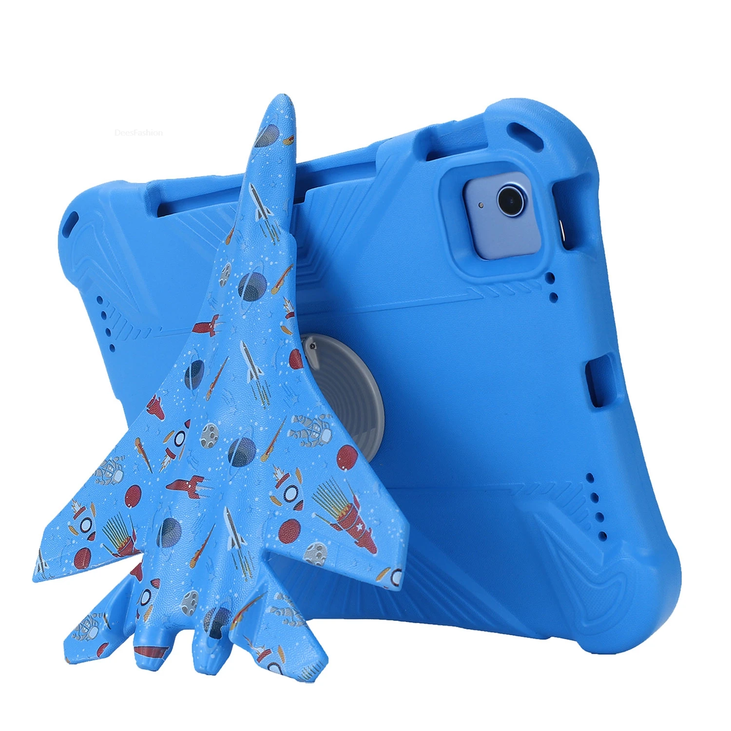 

Kids For iPad Air 5 4 M2 M3 11" Stand Covers Shockproof EVA For iPad Pro 11 M5 M4 10th 11th iPad 9.7 Generation Spin Plane Case