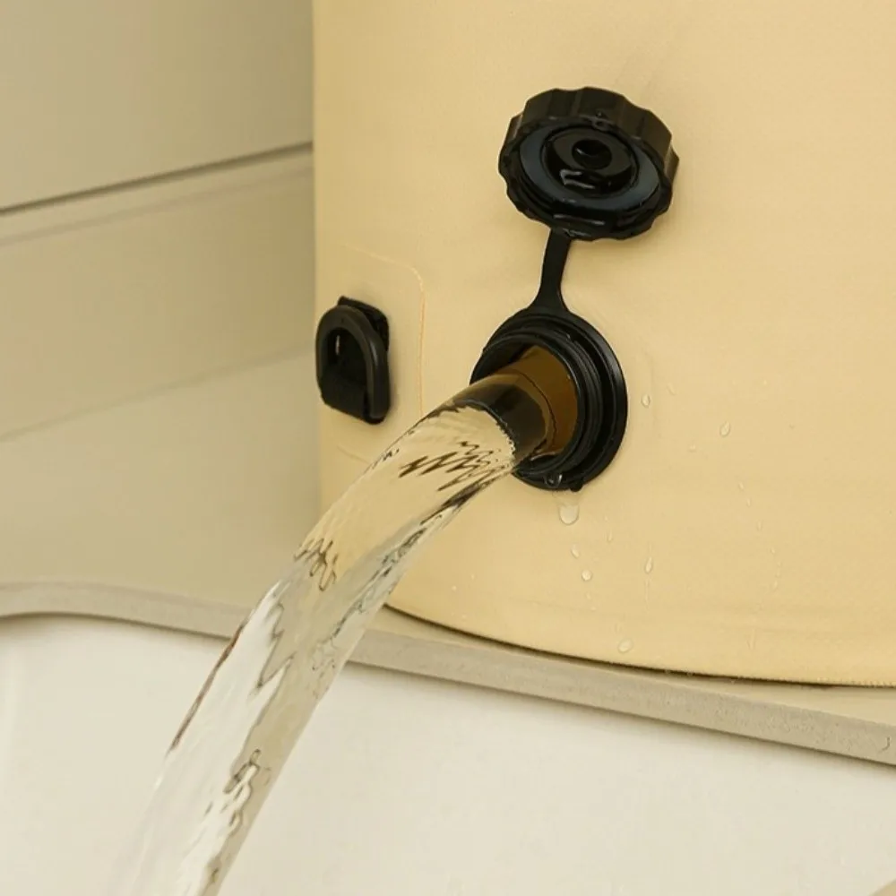 

Deep Bucket Foot Bath Bucket Thickened Waterproof Folding Foot Bath with Handles Heat Preservation Foot Spa Bath Tub Dormitory