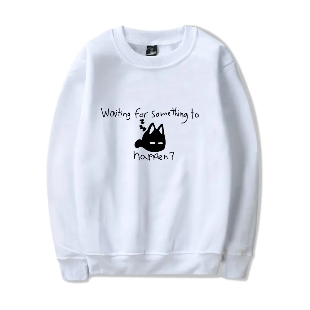 Omori Waiting for Something to Happen Hoodie Vintage 90s Merch Sweatshirt Harajuku Women Streetwear Outwear Unisex Sweatshirt 