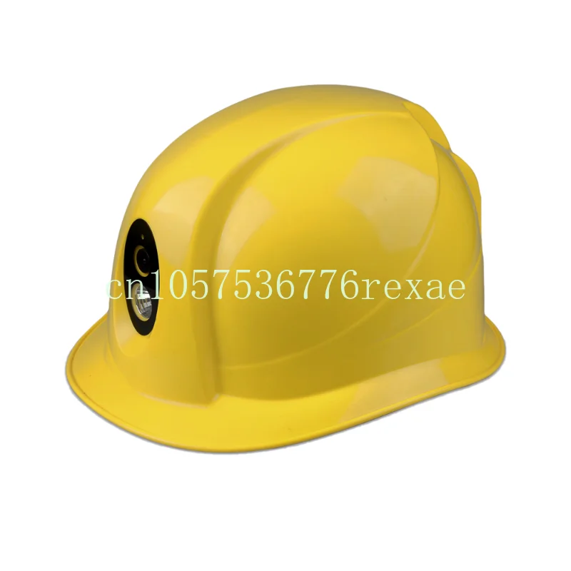 

LED Lighting 4G Smart Helmet Construction Safety Helmet with FHD 1080P Camera GPS Positioning