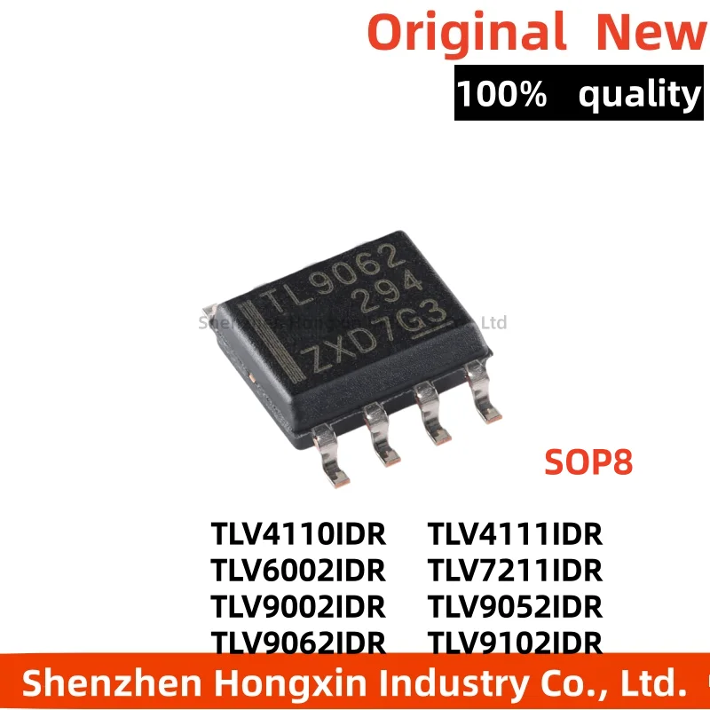 

5 pieces of TLV4110IDR 4111 6002 7211 9002 9052 9062 9102 I ID SMT SOP8 dual channel operational amplifier