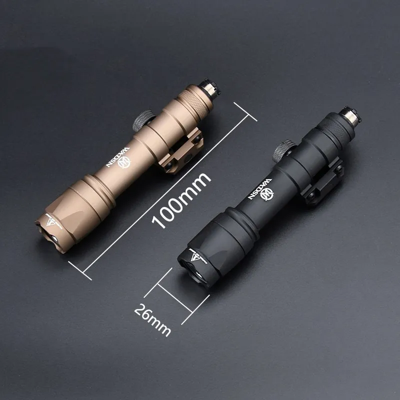 WADSN SF M600B M600 M600C M600U Airsoft Powerful Flashlight Tactical Torch Scout Rifle Gun Weapon LED Light Dual Function Switch