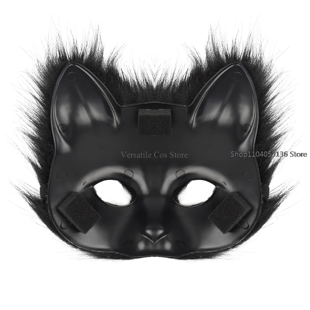 Neue Sexy Frau Katze Fuchs Cosplay Requisiten Stirnband Schwanz Maske Kopfschmuck Plüsch Ohren Schwanz Handschuhe Anime Schöne Lolita Cosplay Requisiten Set